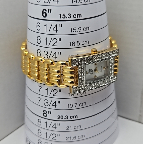 Elegant Gold and Silver Crystal-Accented Women\'s Quartz Watch main image 7
